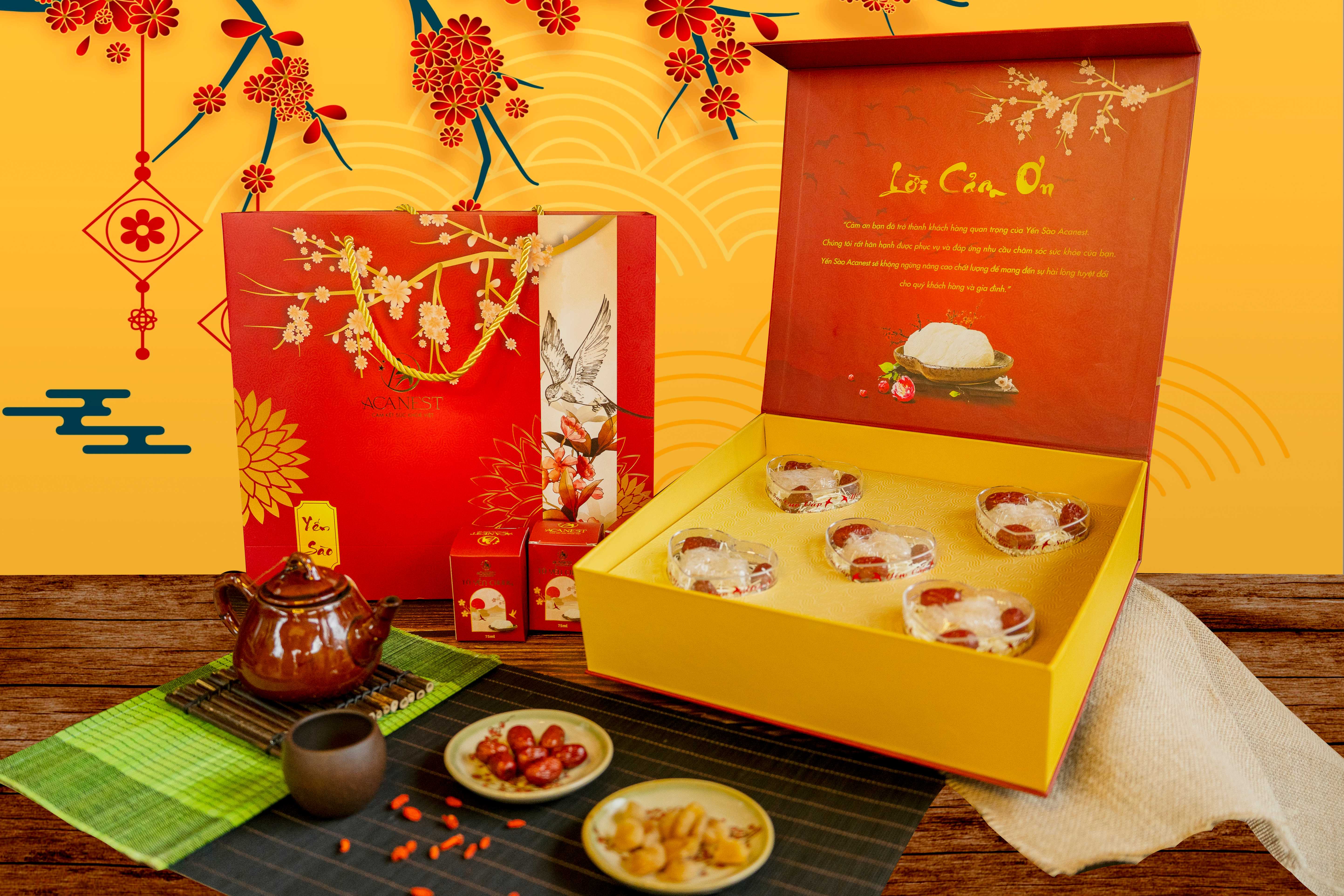 Quà tặng yến sào dịp lễ tết